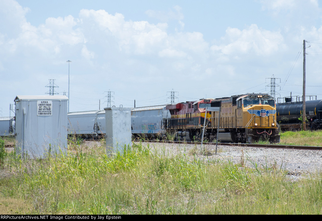 A Train waits to get through Englewood Yard